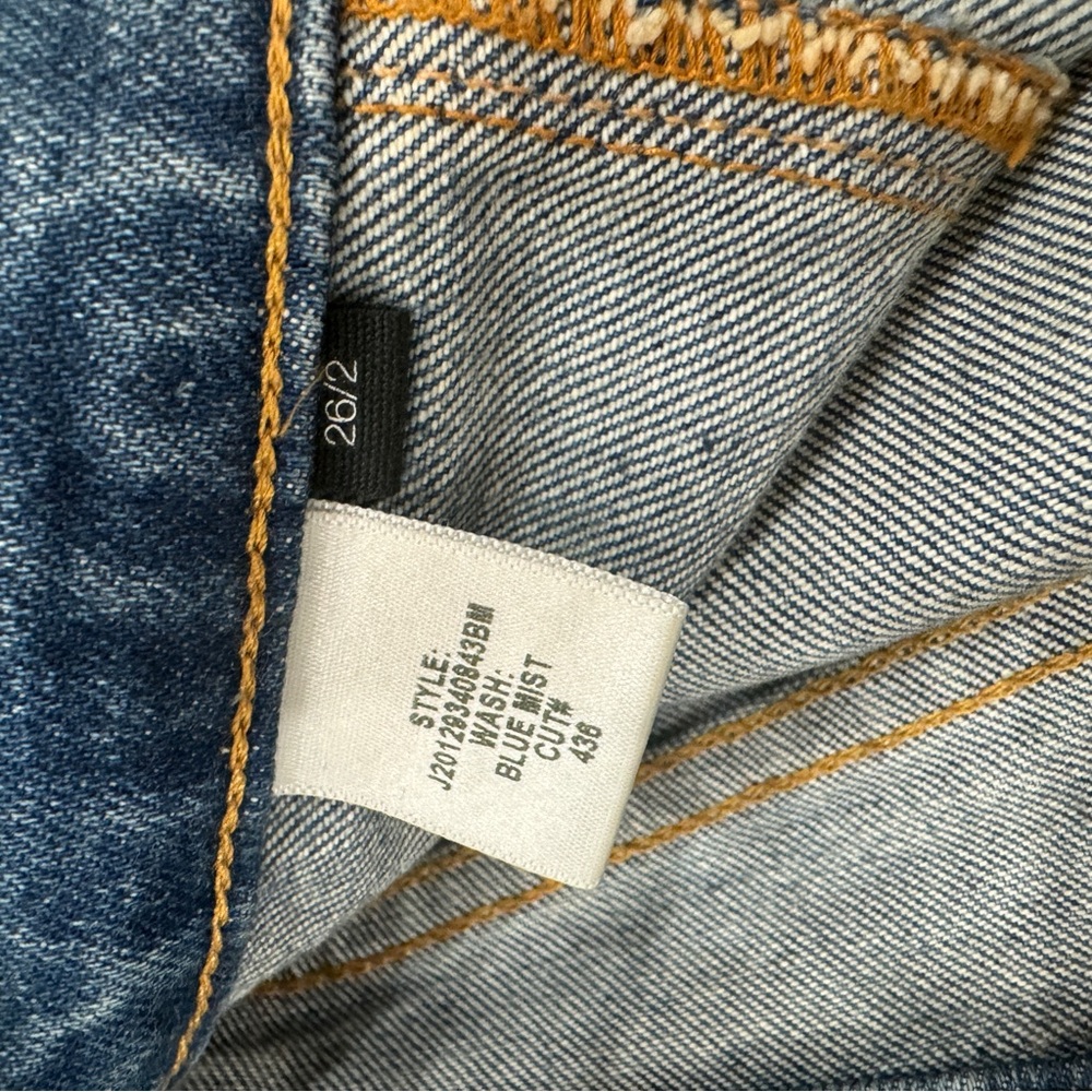 Veronica beard ryleigh slim high waist straight jeans